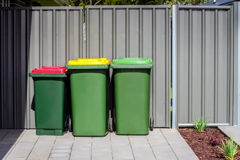 Wheelie Bin Sanitised wheelie bin cleaning service